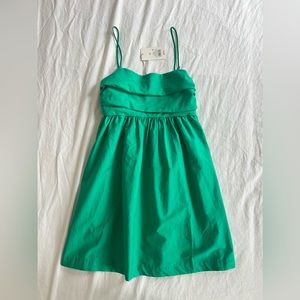A New Day Green Ruched Babydoll Dress